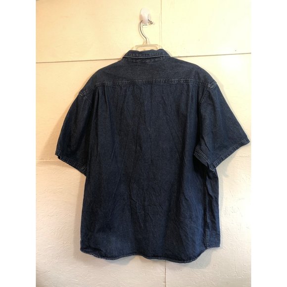 C.E. Schmidt Workwear Denim Blue Jean Button Up Work Shirt - Size 2XL - Picture 5 of 10